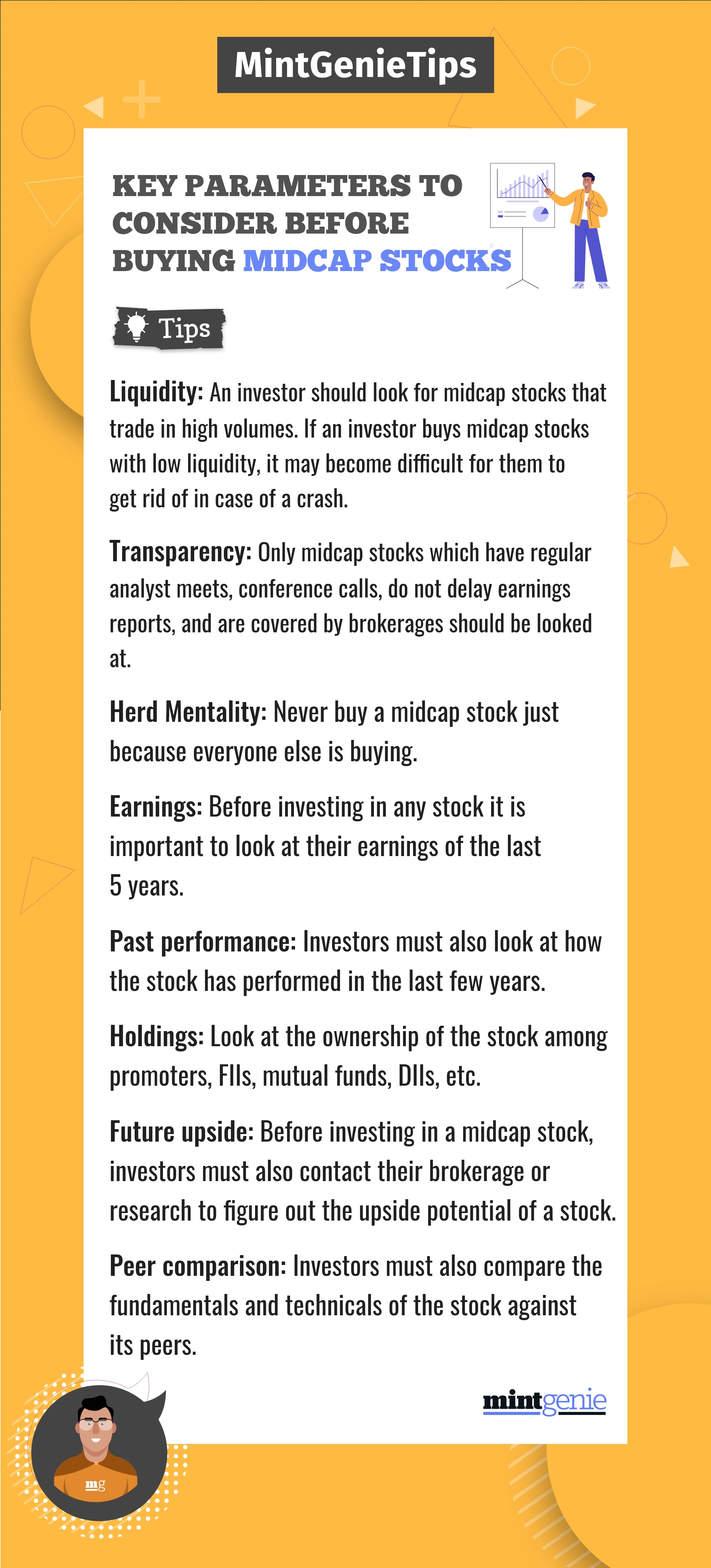 Key parameters to consider before buying midcap stocks