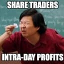 Meme of the day: Intra-day traders make tiny profits 