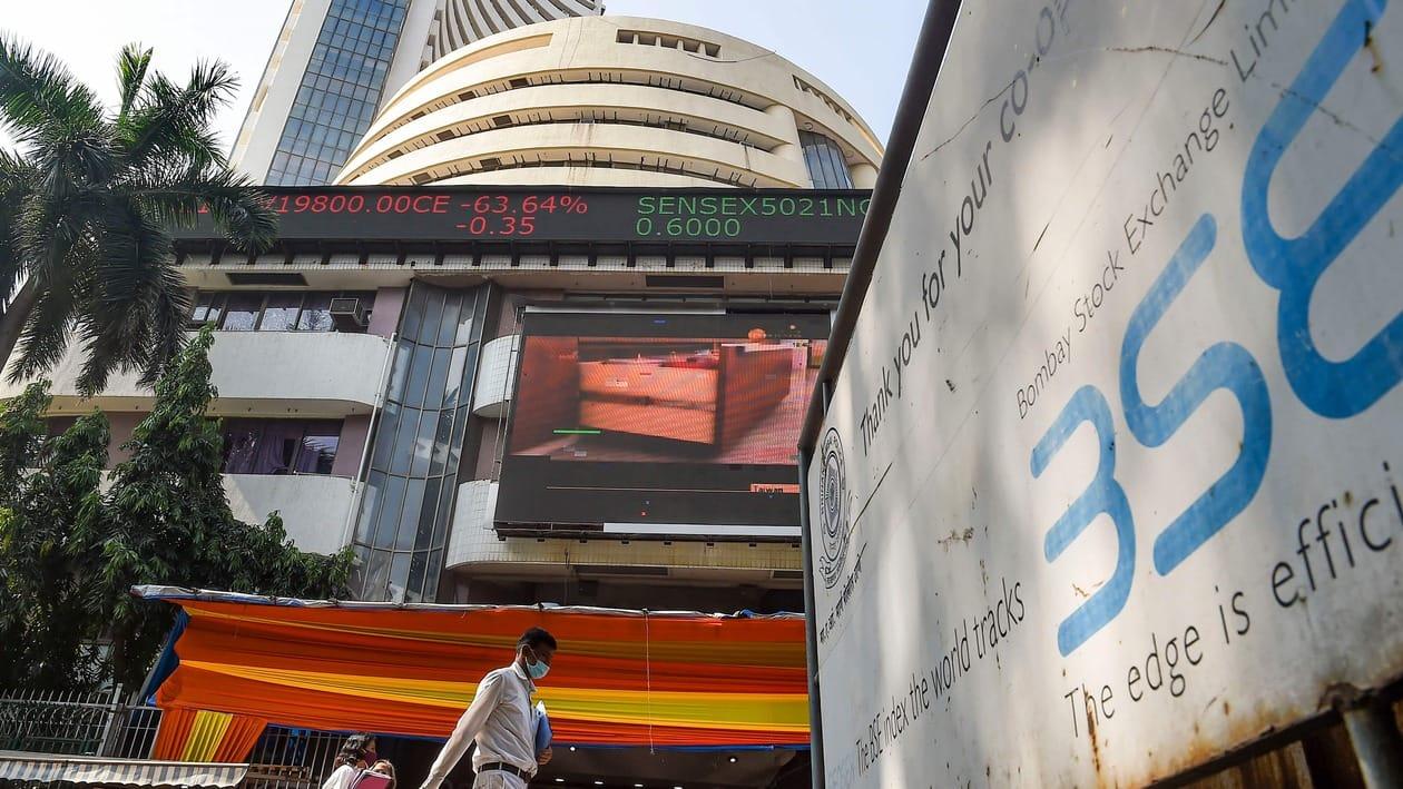 The Sensex ended 537 points lower at 56,819 while the broader Nifty lost 162 points to settle at 17,038.