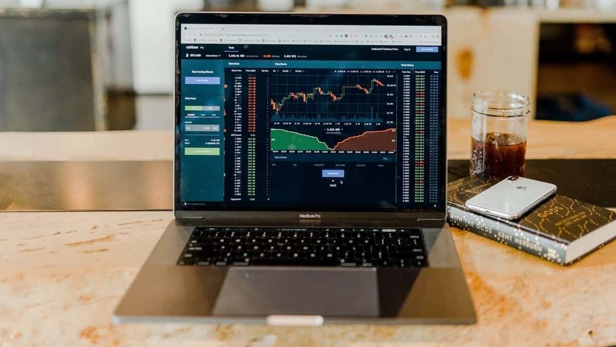 Sensex jumped almost 1200 points in intraday trade and finally settled with a gain of 1041 points, or 1.90 percent, at 55,925.74 with 26 stocks in the green and four stocks in the red. Photo: Unsplash.&nbsp;