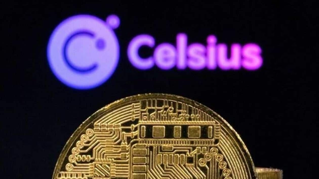 FILE PHOTO: Celsius Network logo and representations of cryptocurrencies are seen in this illustration taken, June 13, 2022. REUTERS/Dado Ruvic/Illustration/File Photo