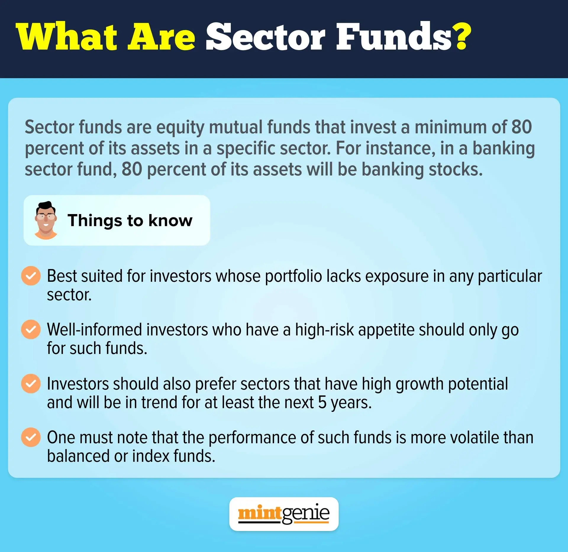 We explain what are sector funds.