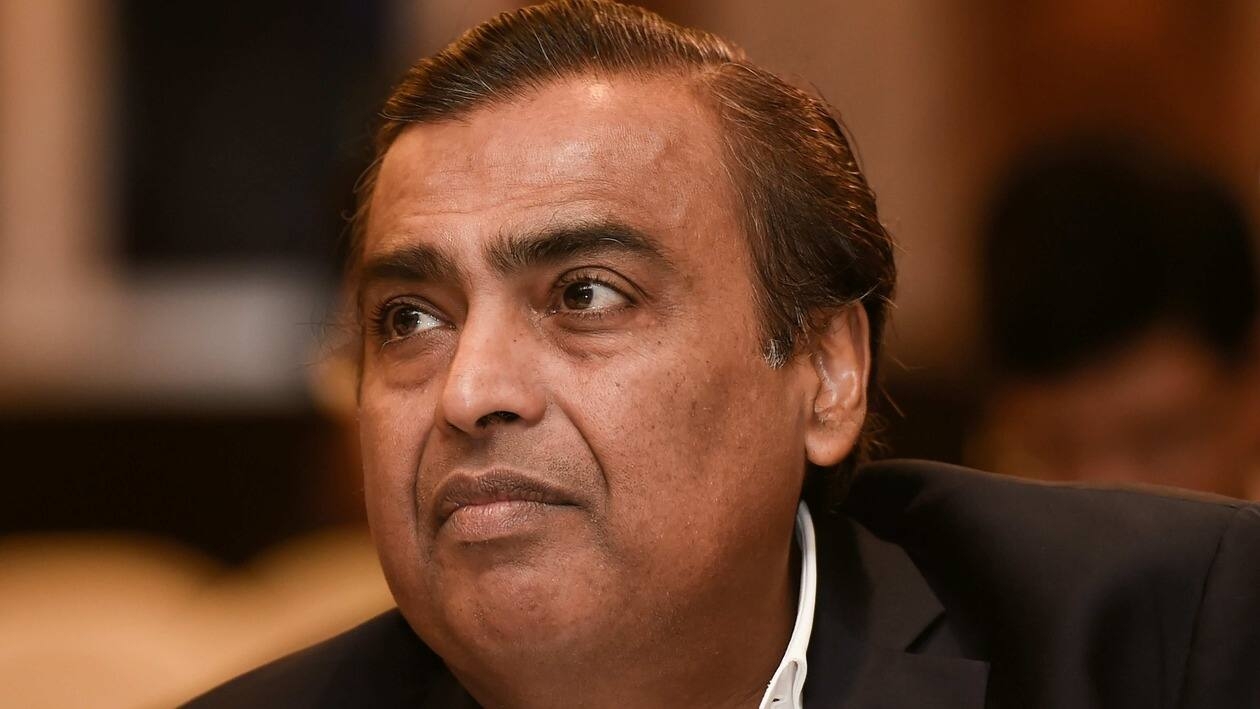 New Delhi: In this Thursday, Oct 11, 2018 file photo, Reliance Industries Ltd. Chairman Mukesh Ambani at the launch of Centre for the Fourth Industrial Revolution India, in New Delhi. Ambani resigned from the board of Reliance Jio on Tuesday, June 28, 2022. (PTI Photo/Kamal Singh)(PTI06_28_2022_000109B)
