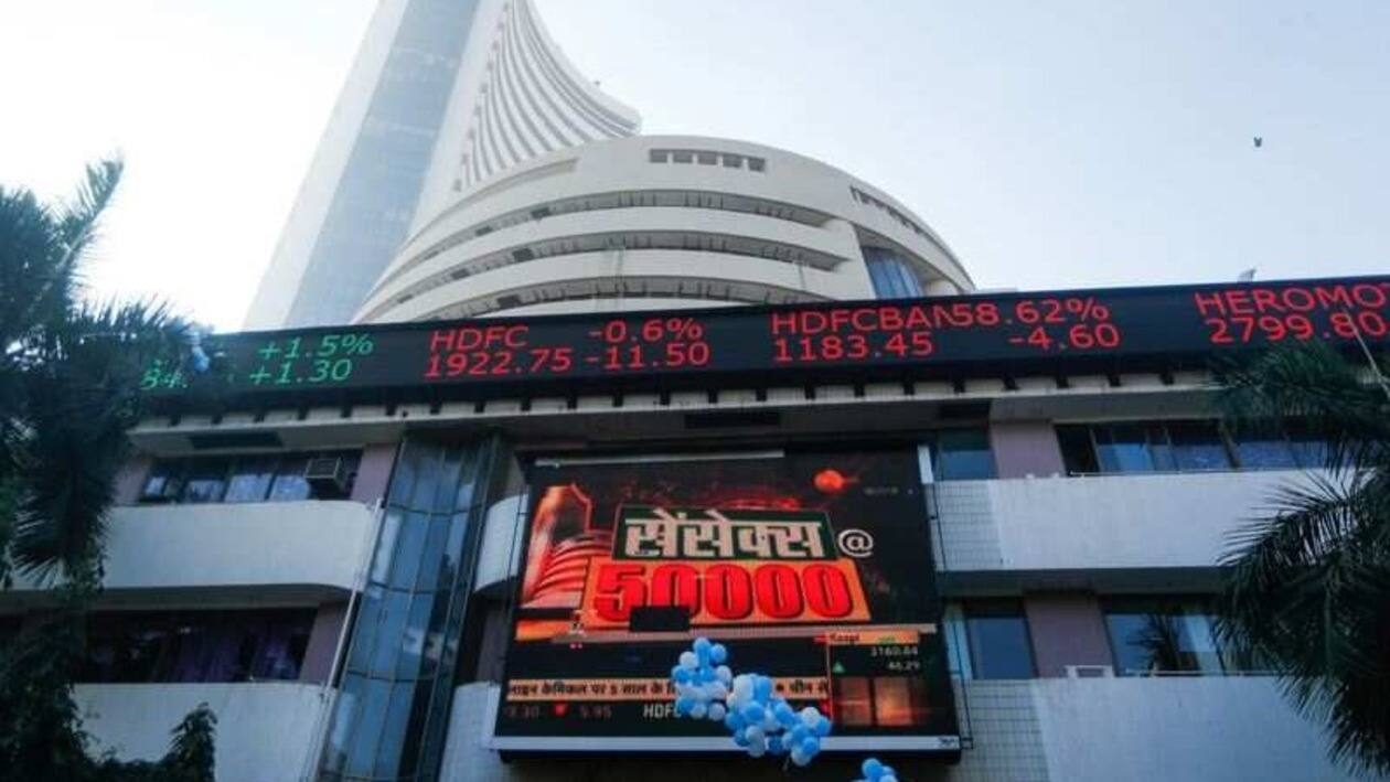 FILE PHOTO: A general view of the Bombay Stock Exchange (BSE), after Sensex surpassed the 50,000 level for the first time, in Mumbai, India, January 21, 2021. REUTERS/Francis Mascarenhas