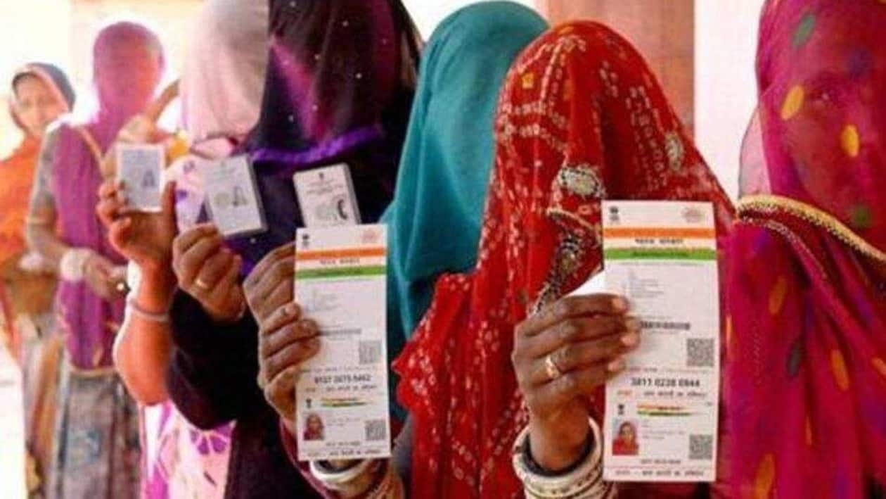 The electors can add Universal Identification Authority of India (UIDAI) verified details of their Aadhaar through various software applications. (PTI)