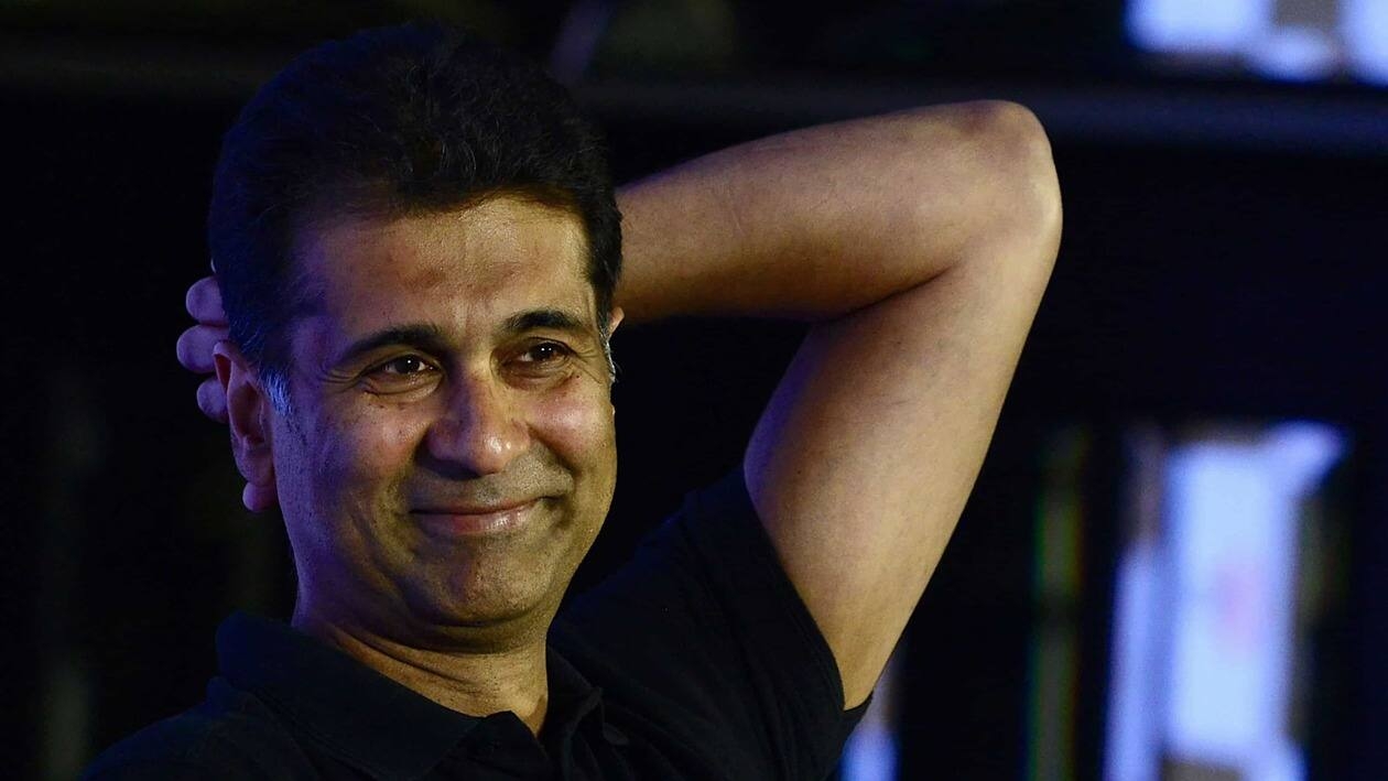 Indian businessman and the managing director of Bajaj Auto, Rajiv Bajaj attends a book reading and introspection session from his book 'Open House' in Mumbai on May 23, 2022. (Photo by Sujit JAISWAL / AFP)