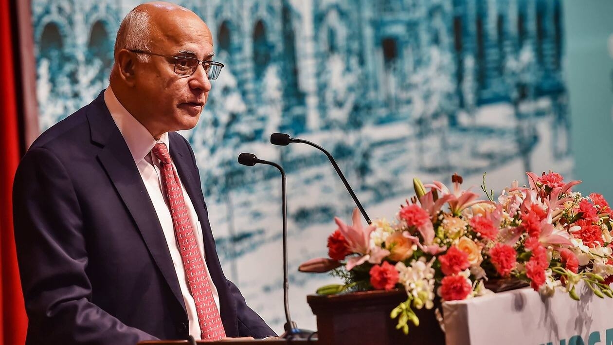 Bengaluru: Mindtree Co-founder and Odisha Skill Development Authority Chairman Subroto Bagchi addresses the convocation ceremony of Indian Institute of Science (IISc), at J N Tata Auditorium in Bengaluru, Wednesday, July 27, 2022. (PTI Photo/Shailendra Bhojak)(PTI07_27_2022_000143A)