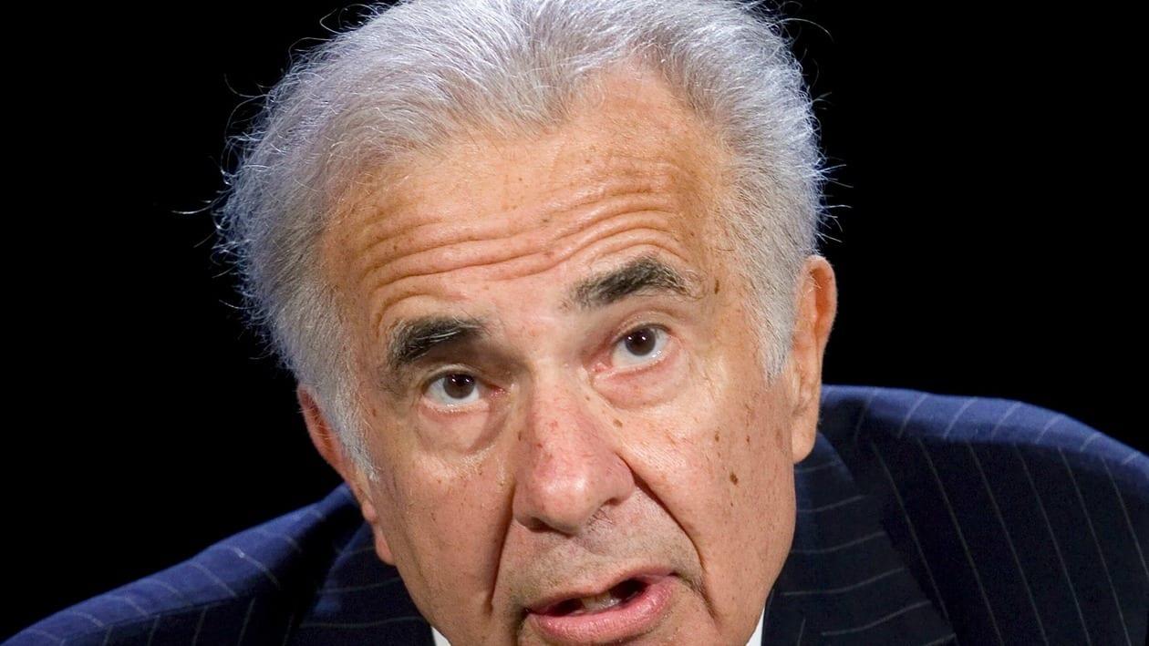 FILE - In this Oct. 11, 2007, file photo, activist investor Carl Icahn speaks at the World Business Forum in New York. Sheila Penrose is retiring from McDonald's board, with the company steadfast in its support following activist investor Carl Icahn's criticisms of its pork purchases. McDonald's said Monday, Aug. 22, 2022, that Penrose's retirement is effective on Sept. 30. (AP Photo/Mark Lennihan, File)