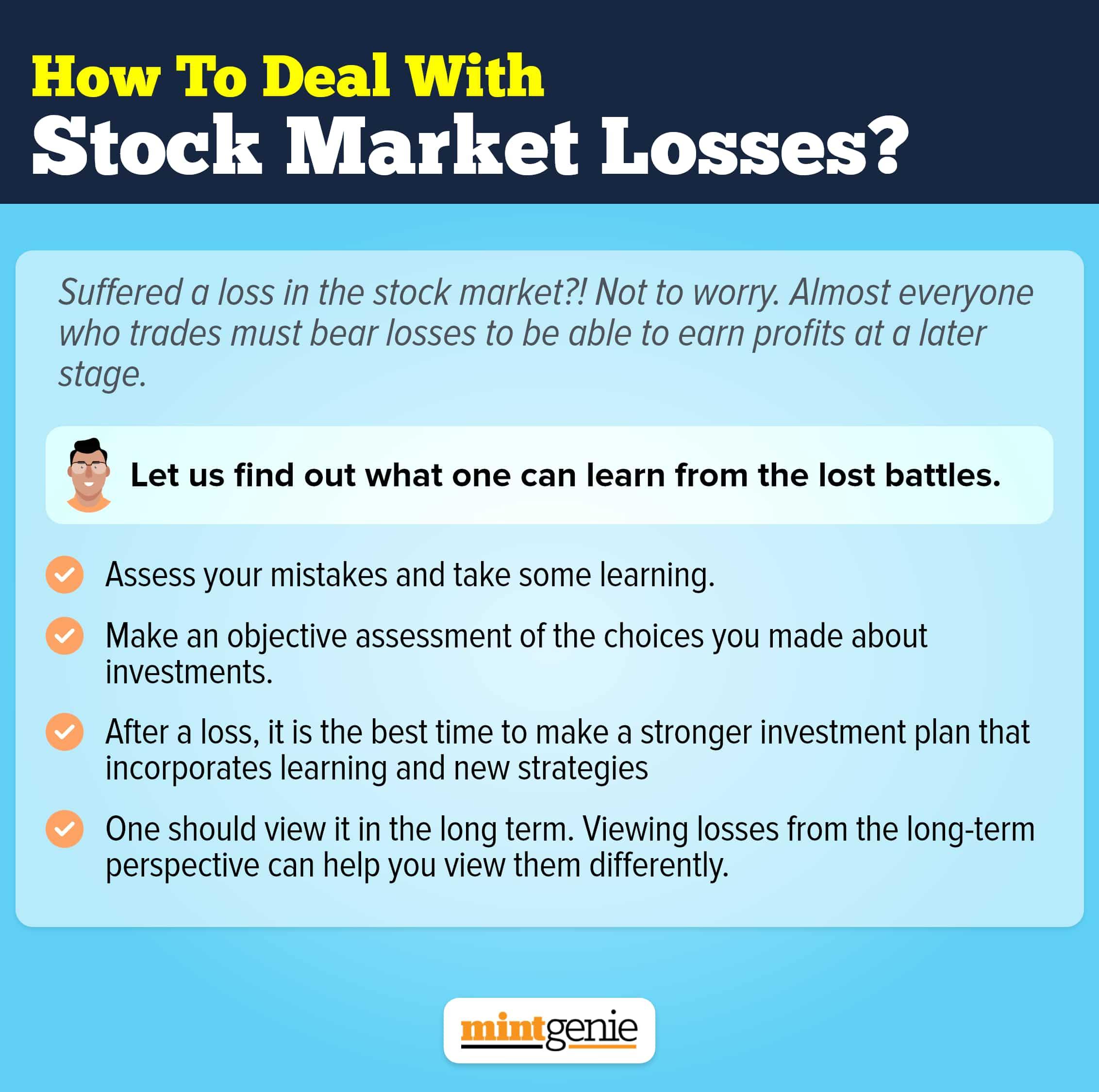 how to deal with stock market losses