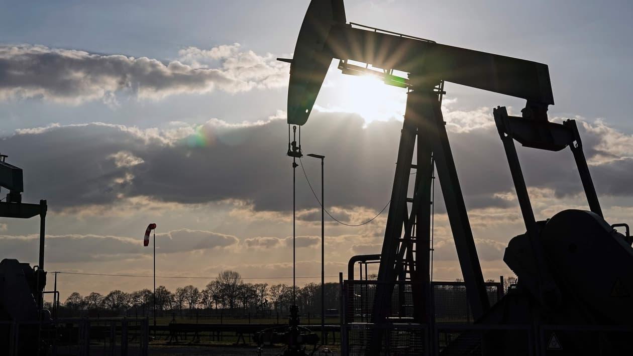 Brent crude futures for January had slipped 51 cents, or 0.6%, to $87.11 a barrel by 1205 GMT. (AP Photo/Martin Meissner, File)
