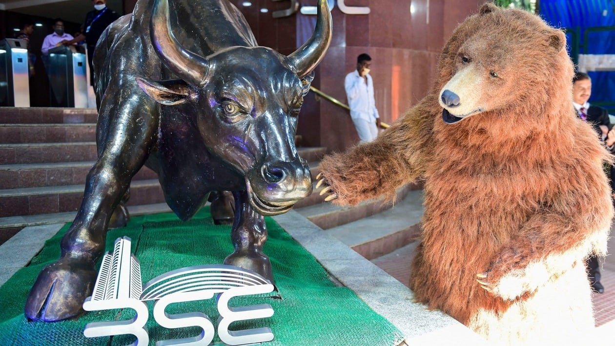 Indian shares were set for a muted open on Thursday, after commentary from the U.S. Federal Reserve suggested that the high interest rate regime might last longer than expected.