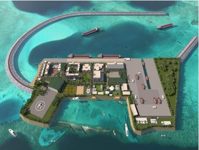 Development of UTF Harbour project in Maldives