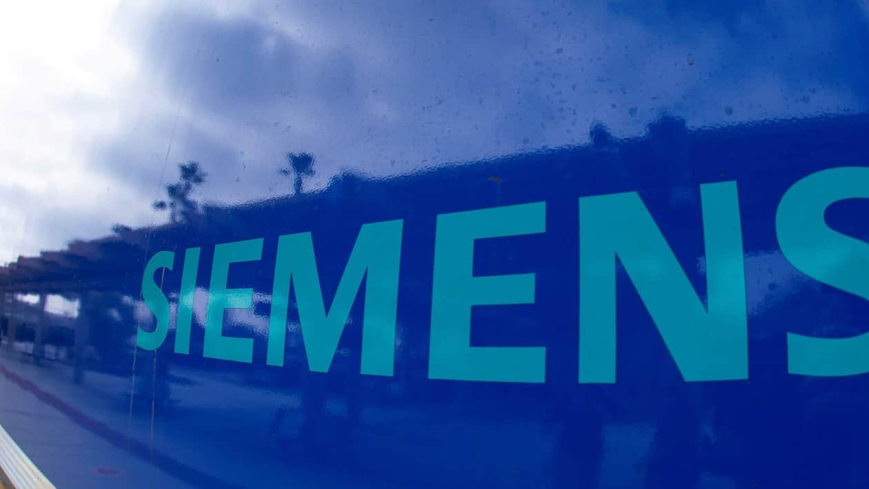 Siemens Ltd stock jumped 4 per cent on the BSE.
