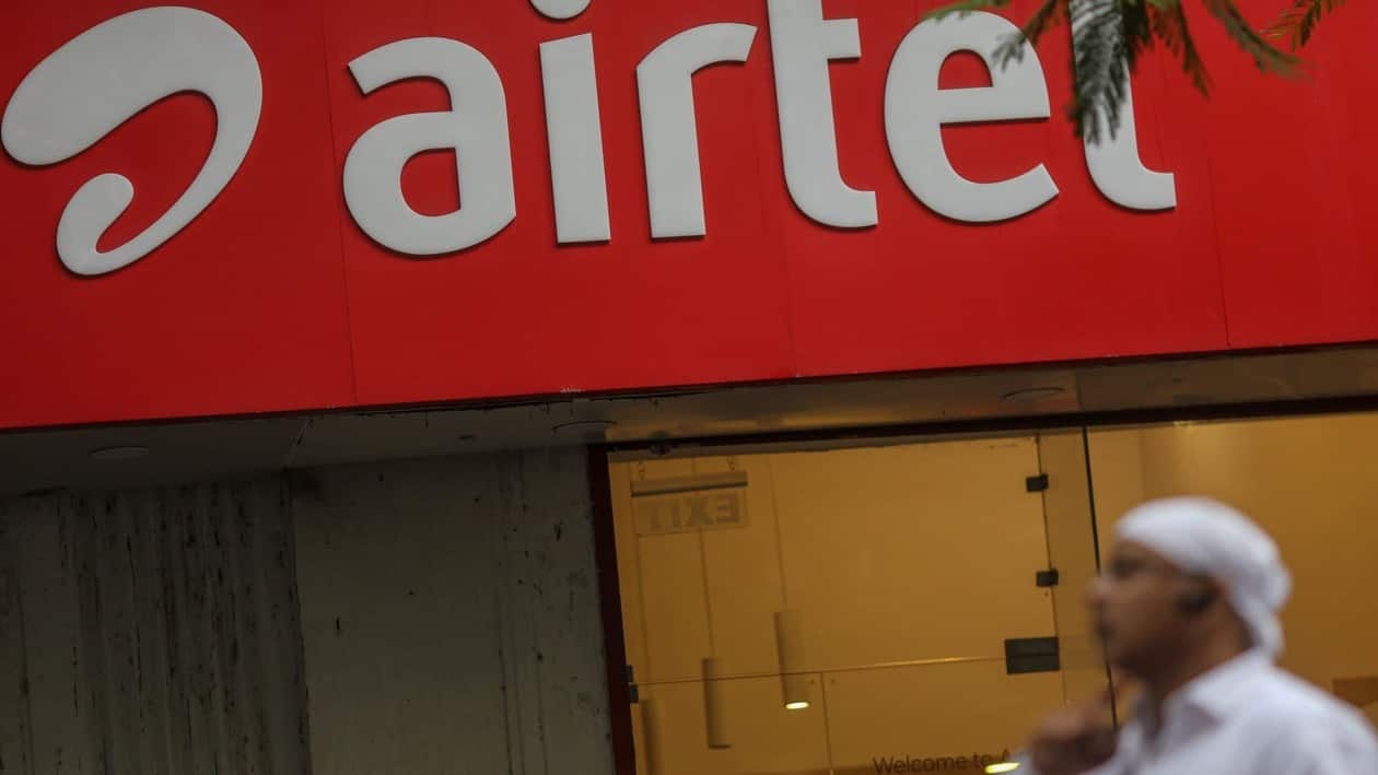 Bharti Airtel trades in red zone on Wednesday