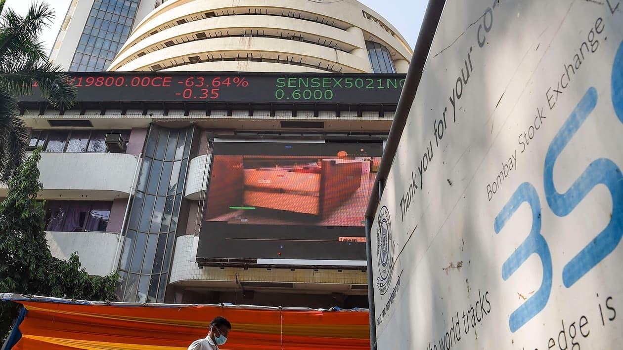 BSE Sensex went up 335 points to 61,610.20 while Nifty gained 94 points to 18,113.15.