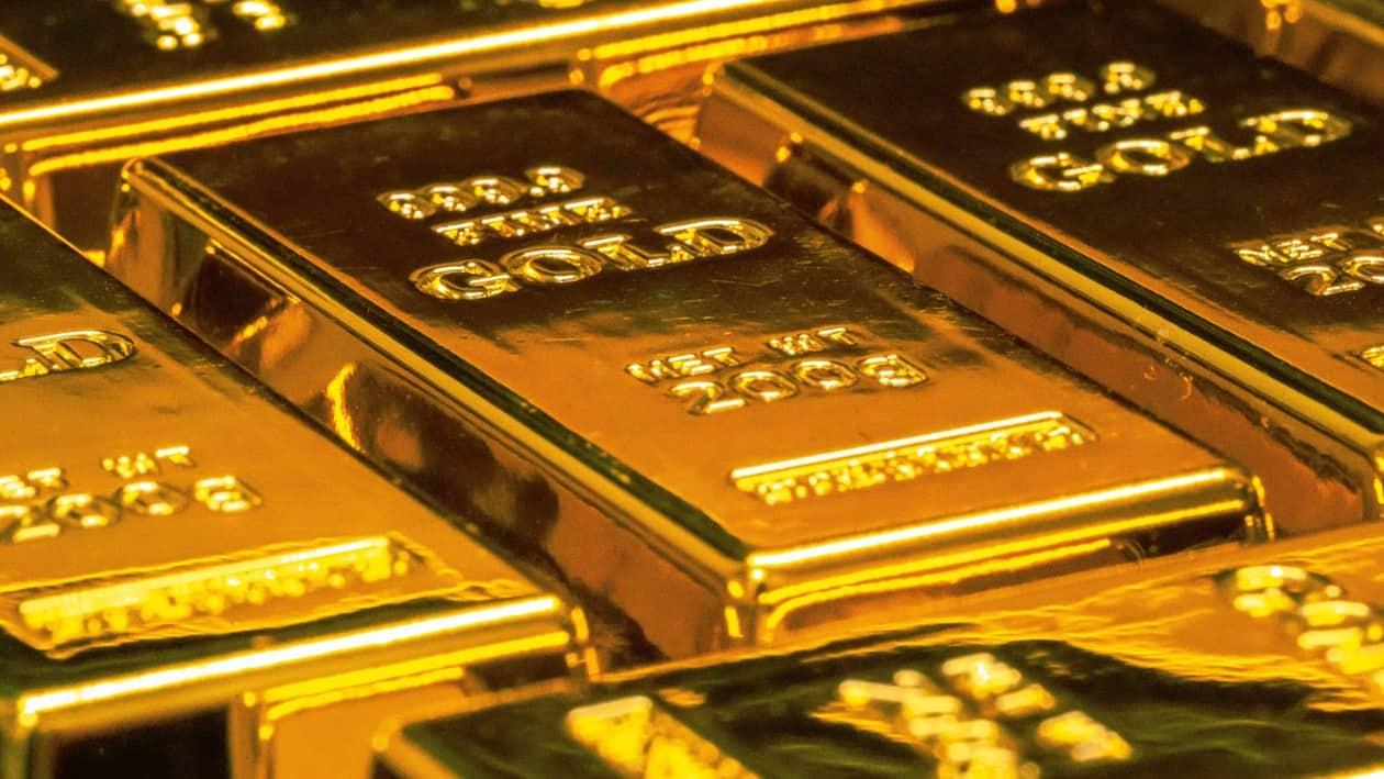 The yellow metal was at  <span class='webrupee'>₹</span>59,350 per 10 grams in the national capital on Thursday.