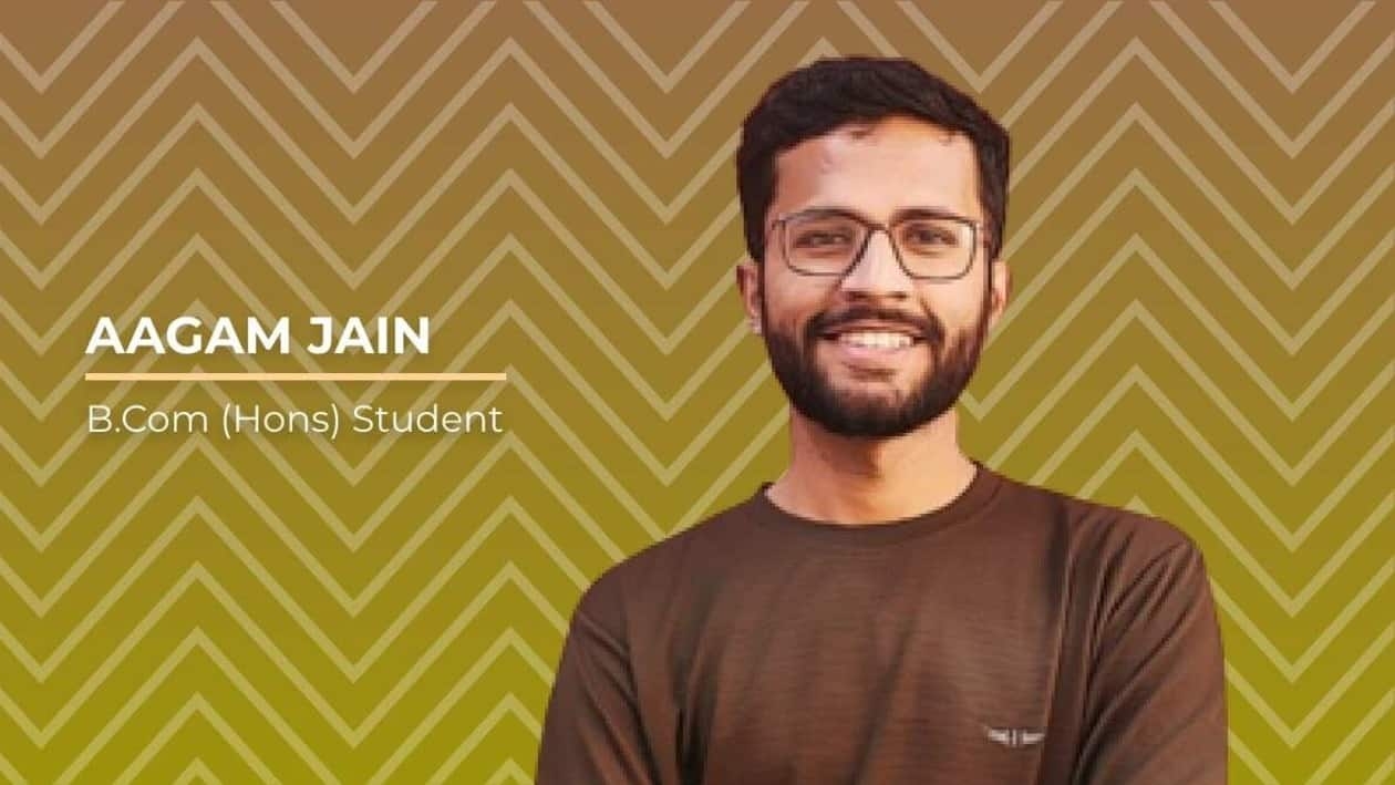Saving requires discipline, especially when you're young, says student Aagam Jain