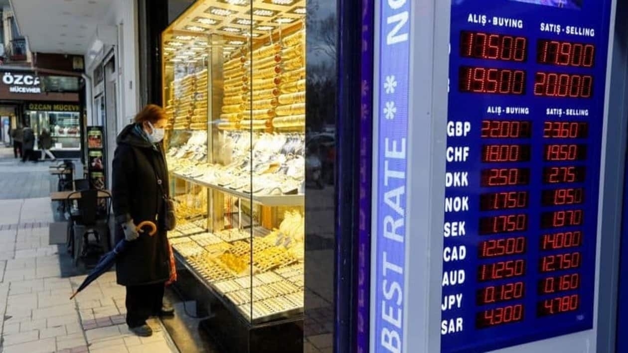 Gold prices rise as dollar weakens ahead of inflation data.