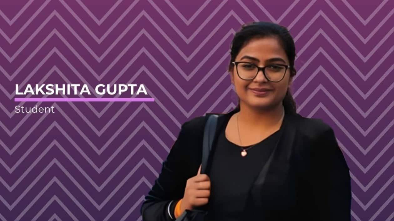 Lakshita Gupta, student at Shaheed Bhagat Singh College
