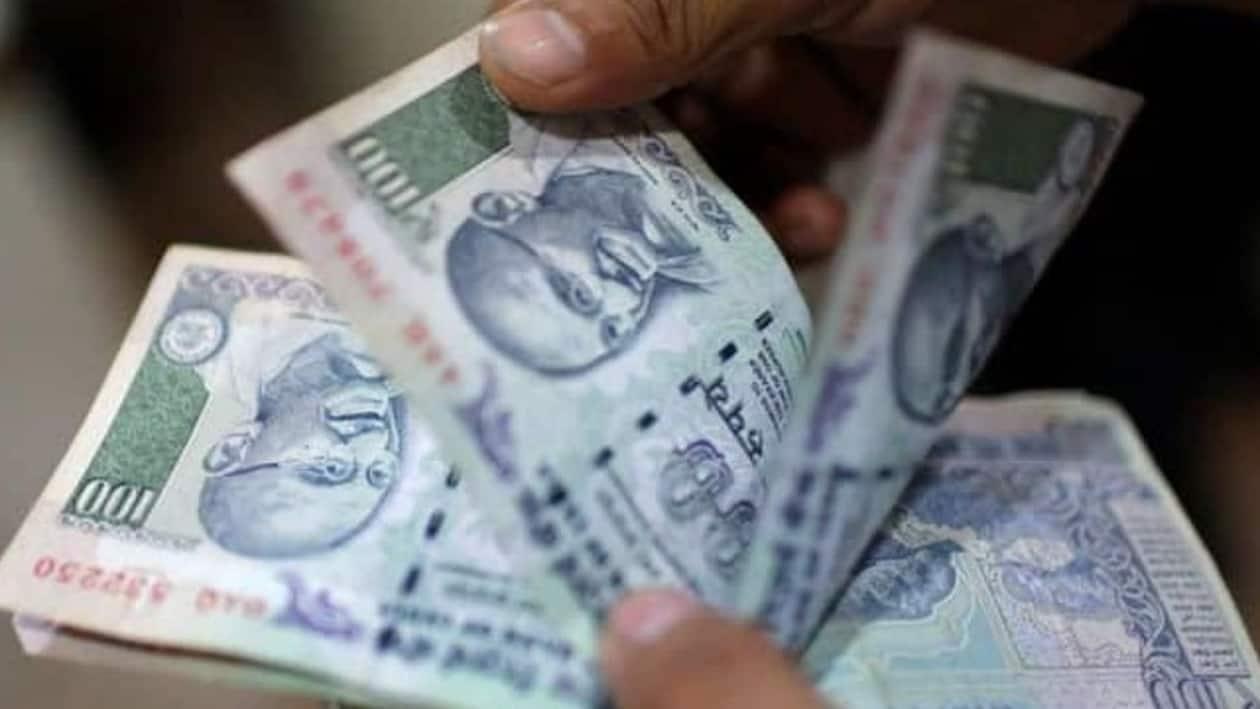 The rupee finally settled at 83.14 (provisional) against the US dollar, down 10 paise from its previous close.